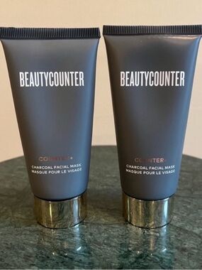 Two Beautycounter Charcoal Facial Masks, full size and new without box